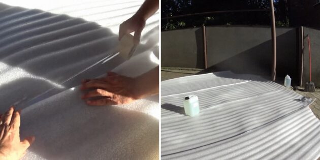 Як зібрати каркасний басейн: укласти покриття