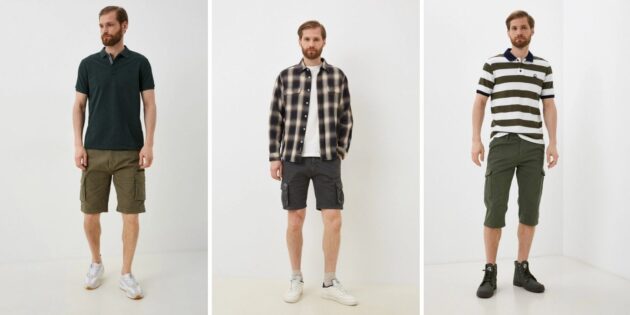 Модні чоловічі шорти - 2023: шорти з кишенями
