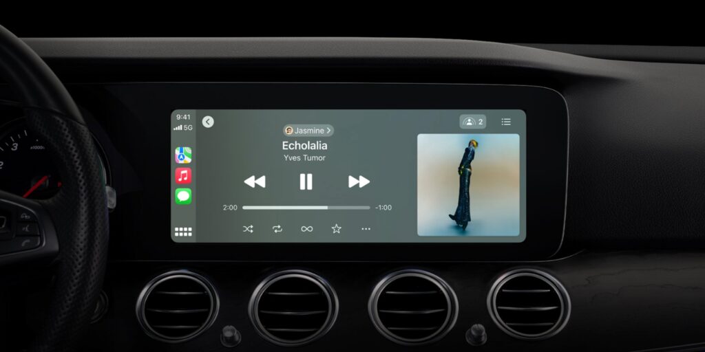 Фішки iOS 17: спільне прослуховування CarPlay